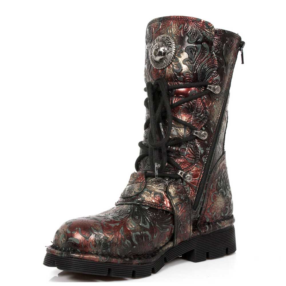 New Rock - M1473S42 Boots - Black/Red